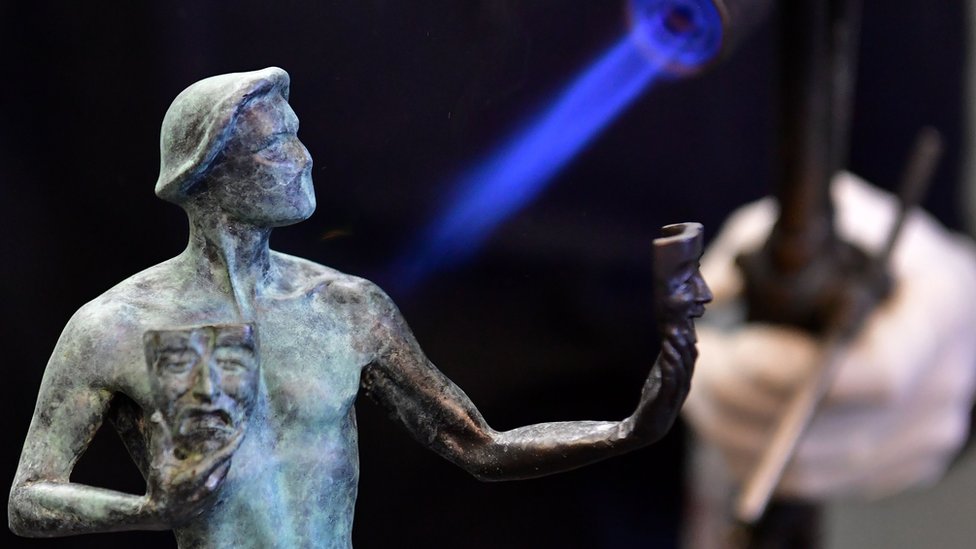La estatuilla que se entrega en los premios SAG.