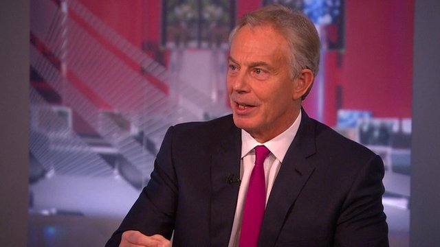 Tony Blair: Anti-Islamic State action in Syria 'inevitable' - BBC News