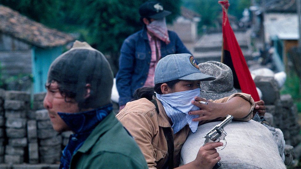 Guerrilleros sandinistas en 1978