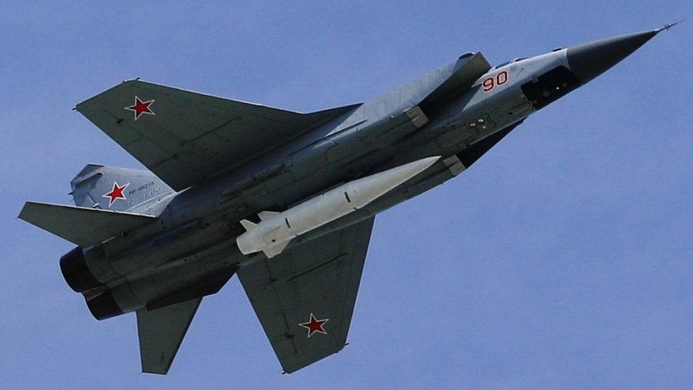 俄羅斯米格31掛載新式"匕首"空射高超音速彈道導彈