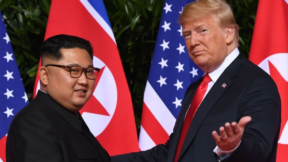 Kim Jong un y Donald Trump