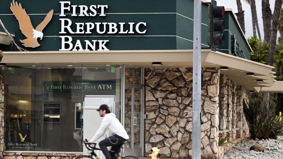 Una sucursal del First Republic Bank