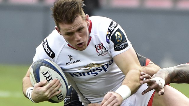 Craig Gilroy in action for Ulster against Oyonnax