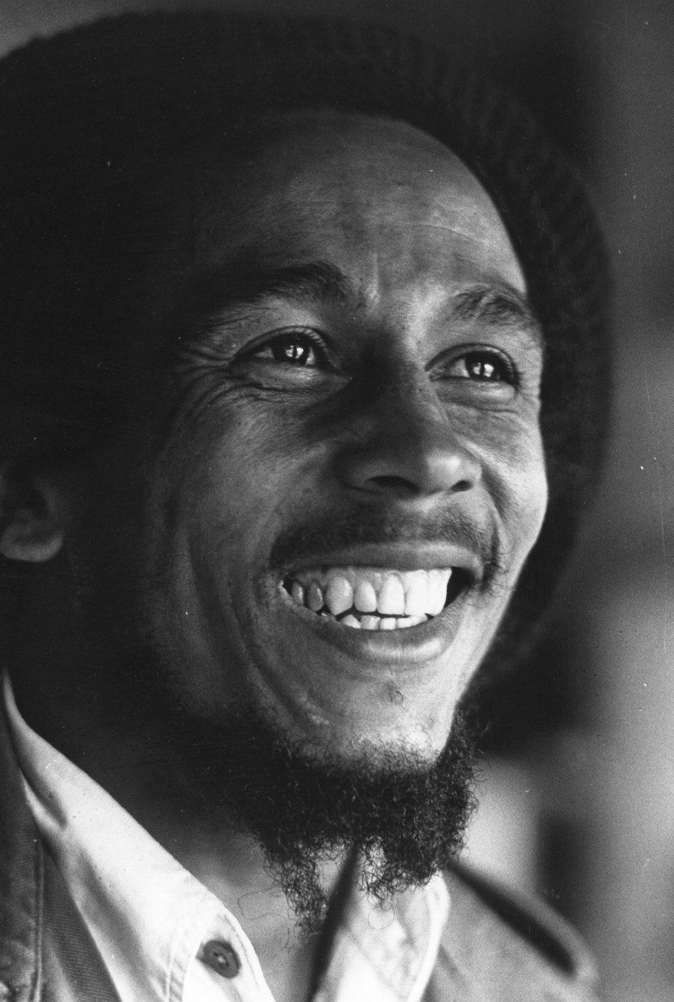 Bob Marley seen in London in 1977