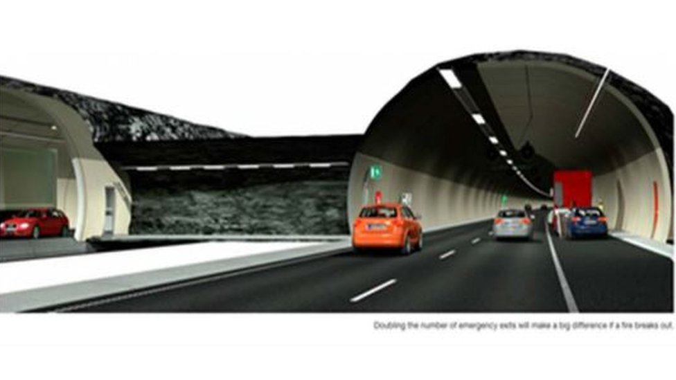 Иллюстрация двухстворчатого туннеля