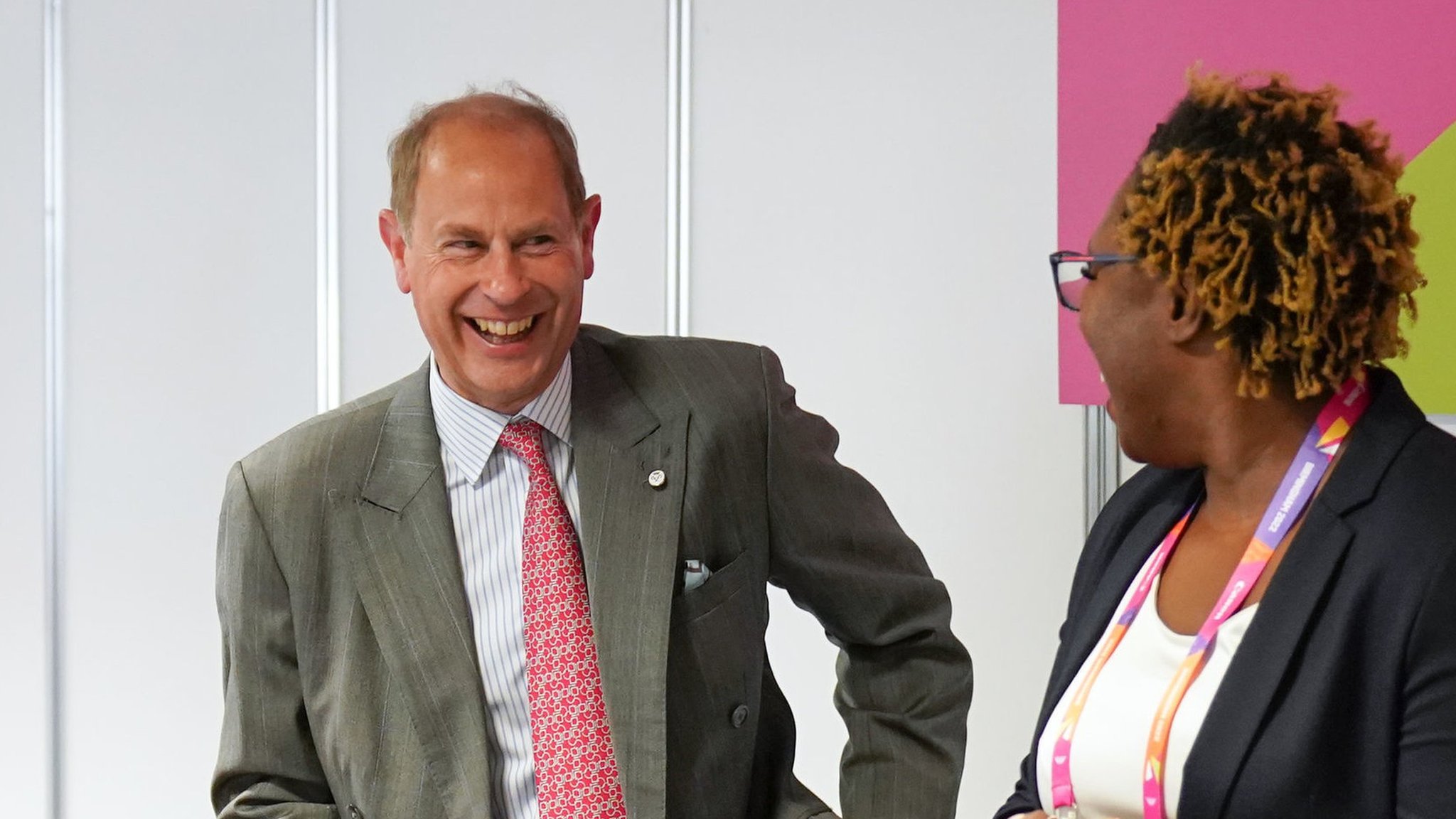 Commonwealth Games: Prince Edward polishes medals on Birmingham visit