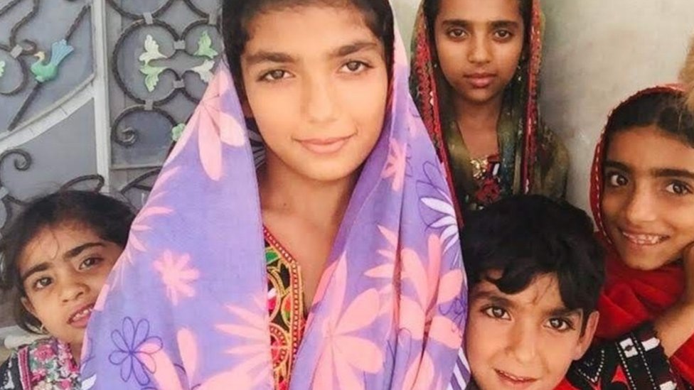 Belucistan'daki çocuklar.