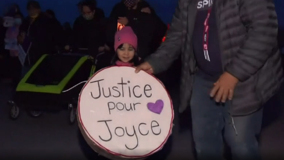 Protesta por Joyce