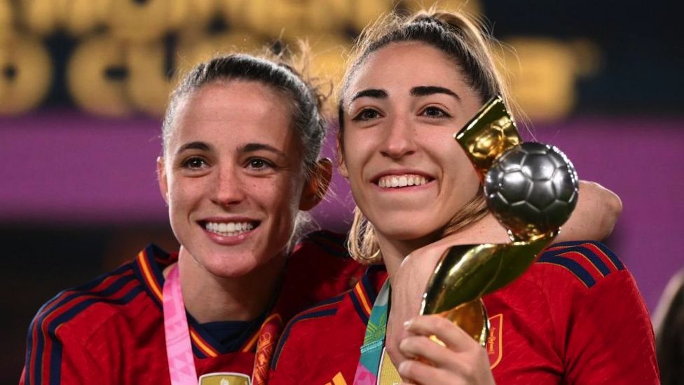 Players from the Spanish women's national team