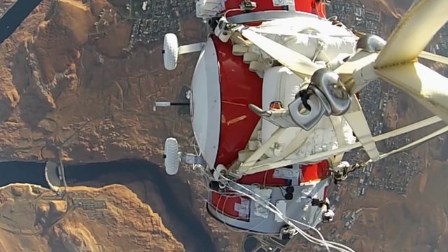 World View's passenger capsule on a test flight