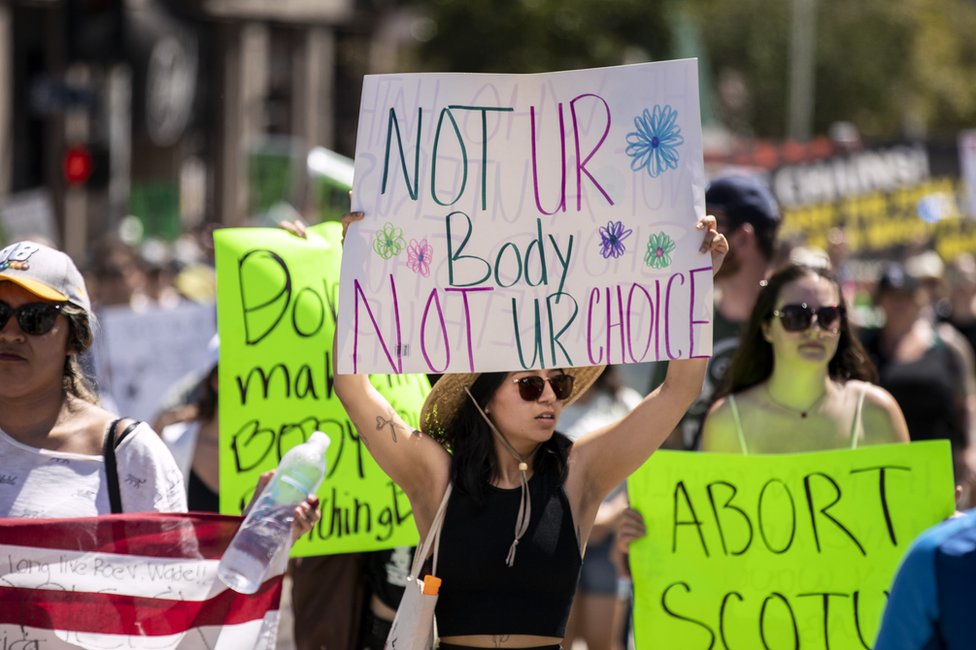 Una protesta a favor del aborto en EEUU