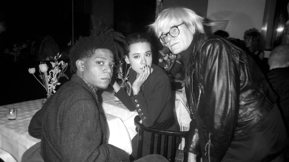 Basquiat, Andy Warhol y Tina Chow