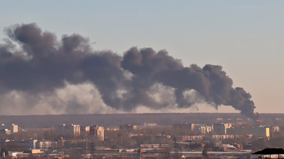 В Курске в районе аэродрома пожар. Это третий случай за два дня