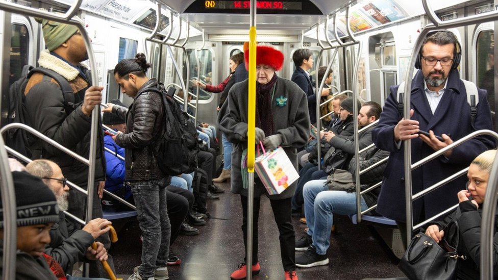 Subte de Nueva York.