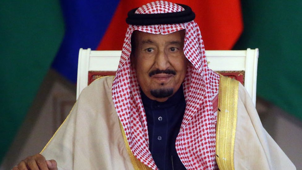 Rey Salman de Arabia Saudita.