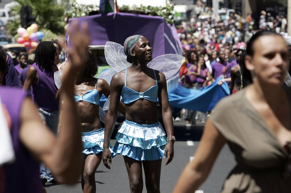 Торжества на гей-параде в Кейптауне, 2007 г.