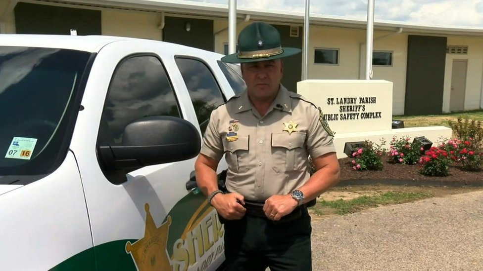 Lt Clay Higgins is known to call out the criminals directly on camera