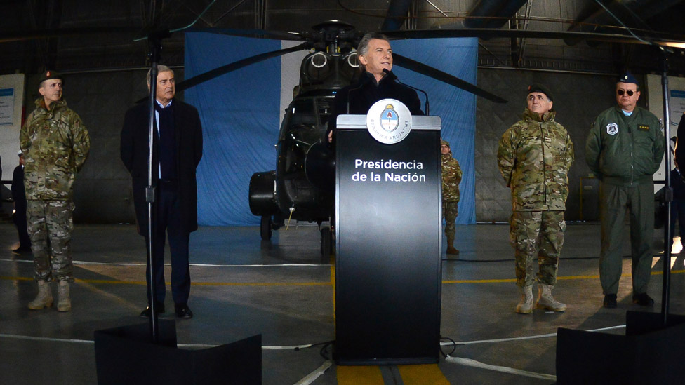 Macri en Campo de Mapy