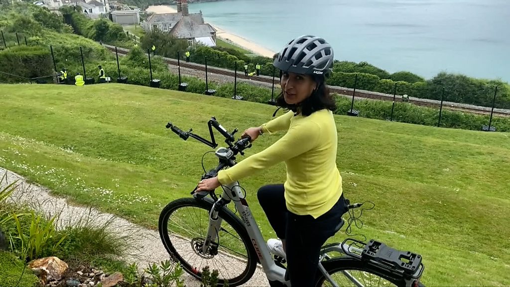 G7 summit: A cycling tour of Cornwall's G7 village