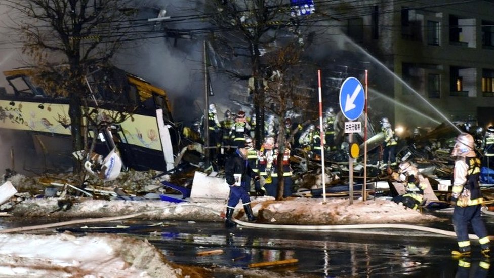Japan explosion: Dozens injured in Sapporo restaurant blast