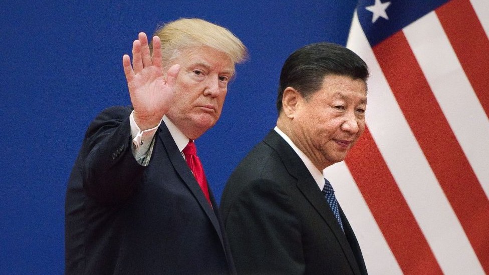 Trump y Xi Jinping.