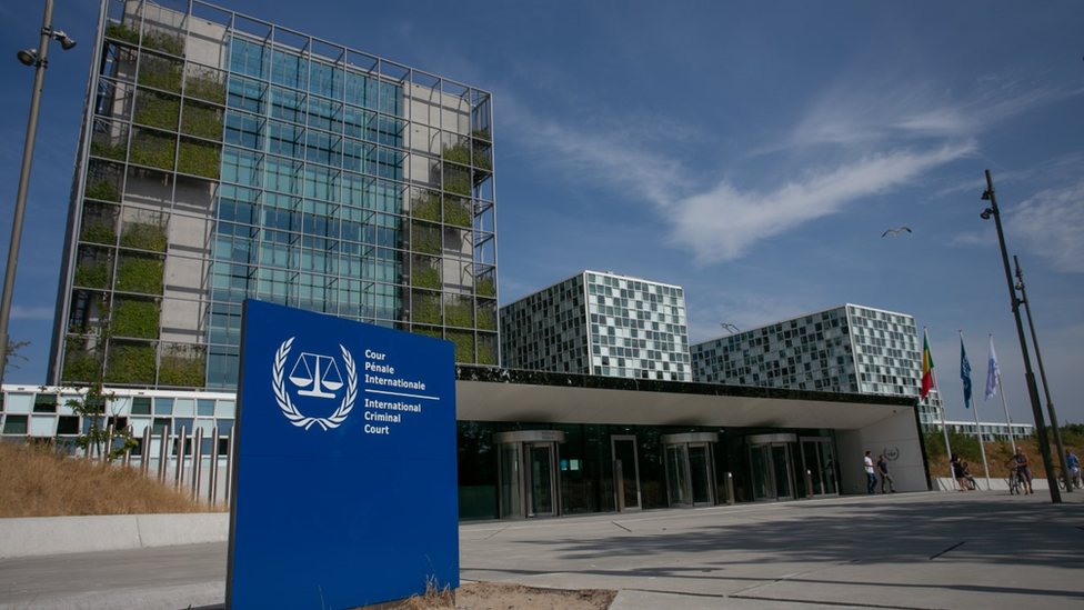 Exterior view of the International Criminal Court in the Hague
