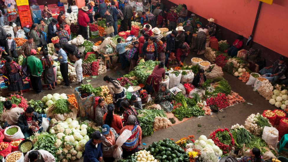 Mercado en Chichicastenango