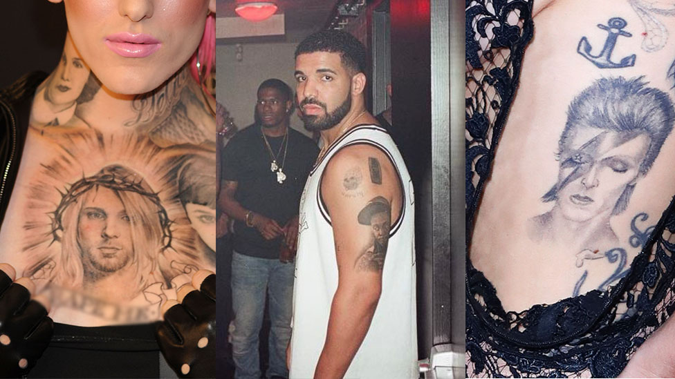 Nobody  Drake gets tattoo of  No Hipsters Allowed  Facebook