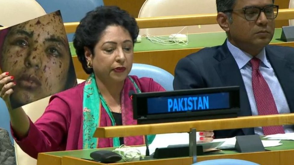 Kashmir fake photo: Fallout from the UN speech by Pakistan's Maleeha Lodhi