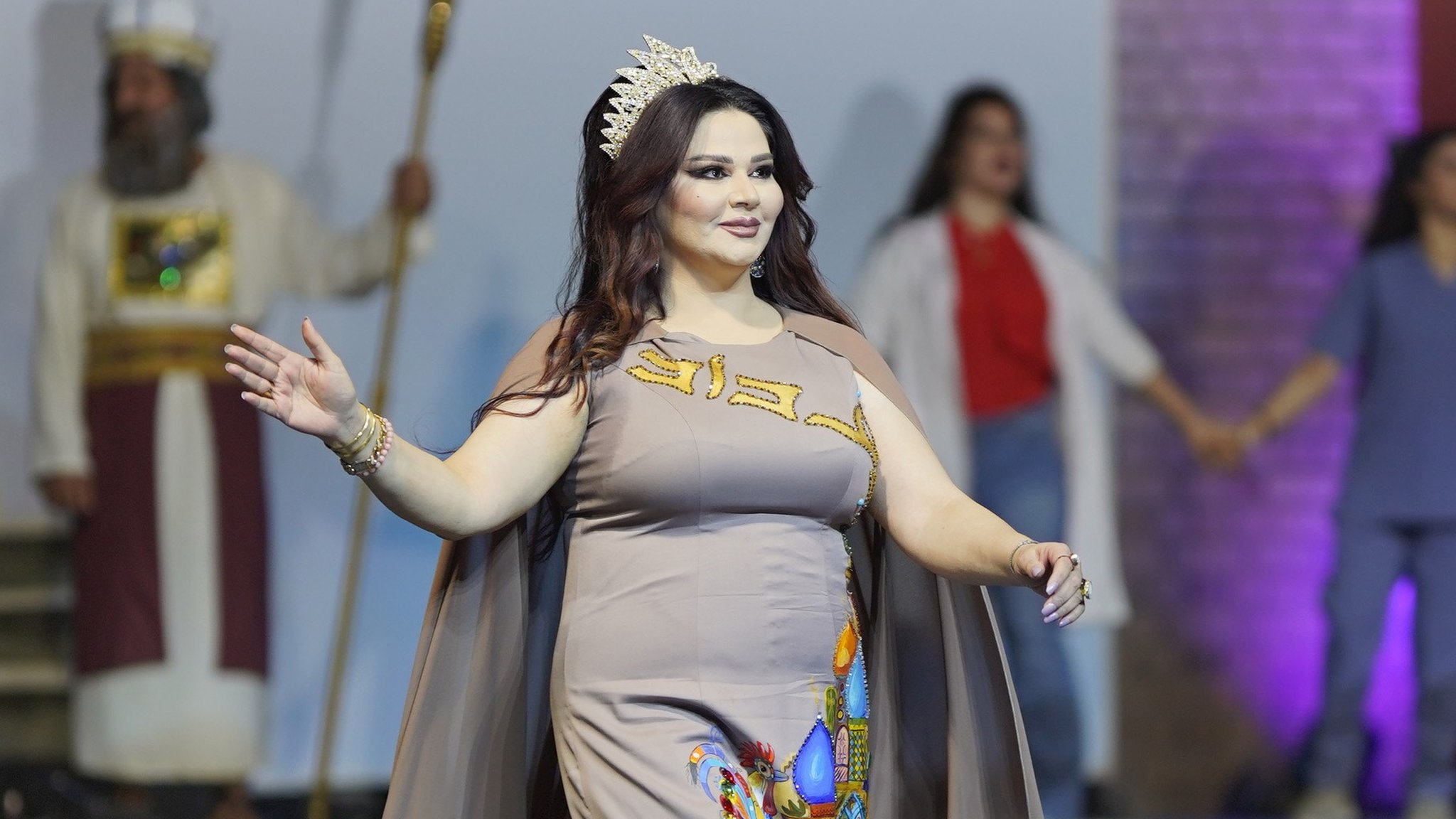 Enas Taleb Iraqi actress to sue Economist over fat picture image
