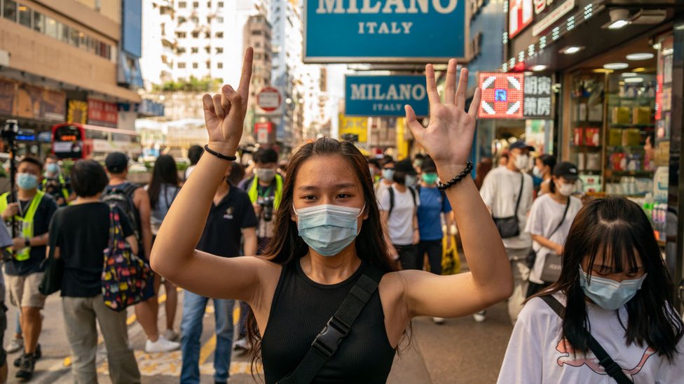 香港抗爭者