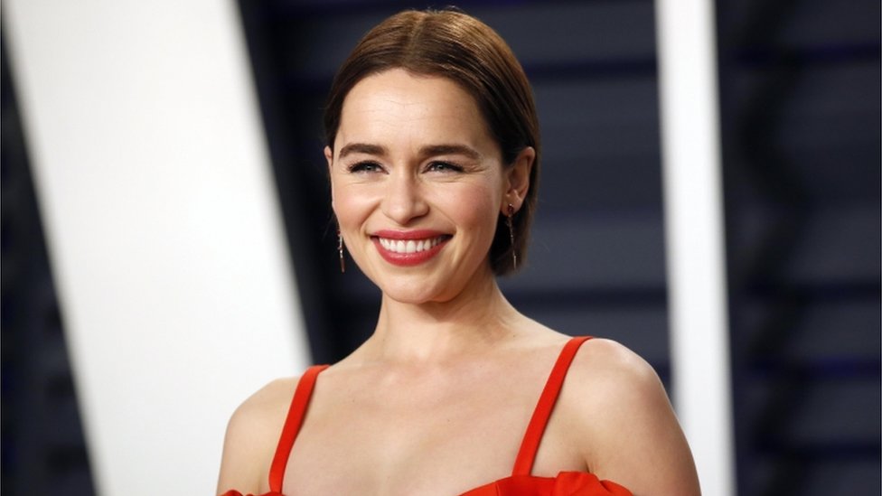 Emilia Clarke at the Academy Awards in February
