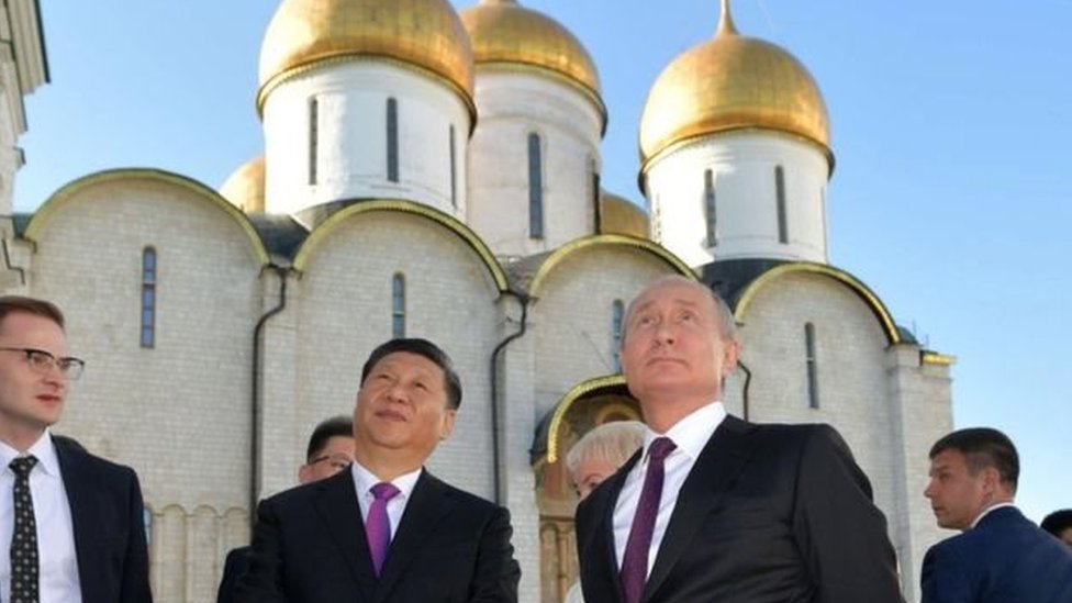 Çin lideri Şi Jinping ve Rus lider Vladimir Putin