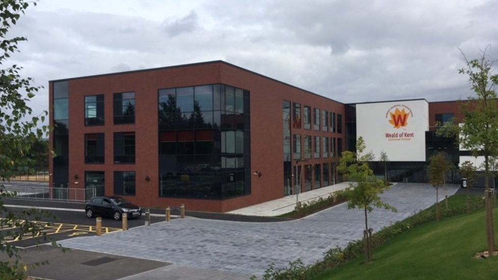 First 'new' grammar school in 50 years opens in Kent - BBC News