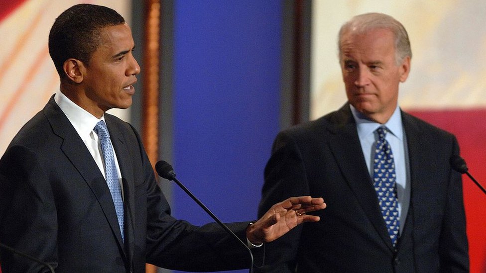 Obama y Biden en 2007