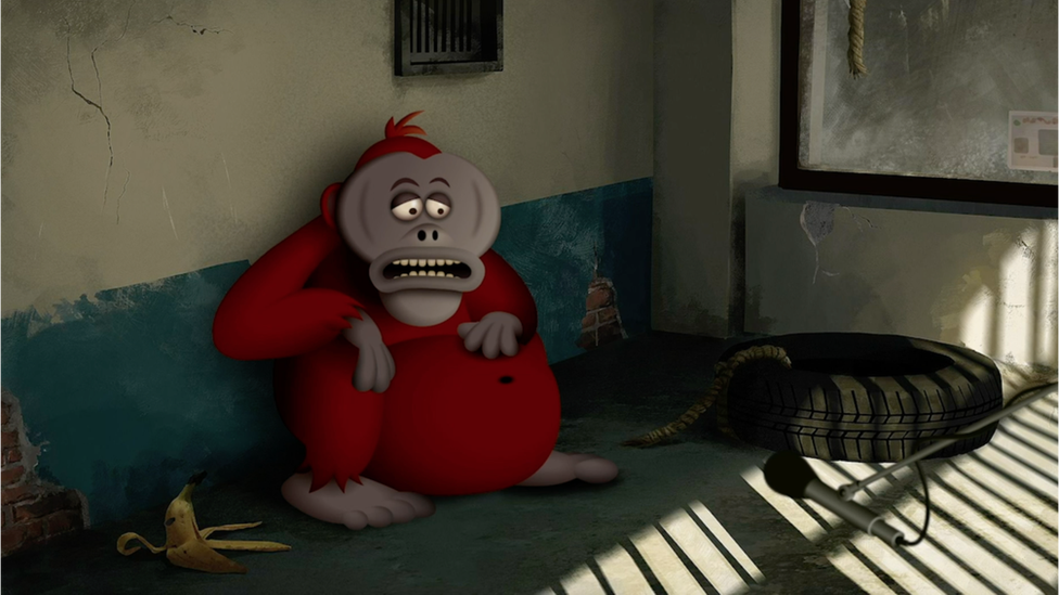 Орангутанг в Aardman Animations
