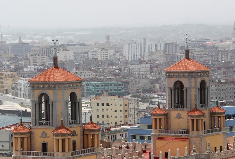 El polvo sahariano en La Habana