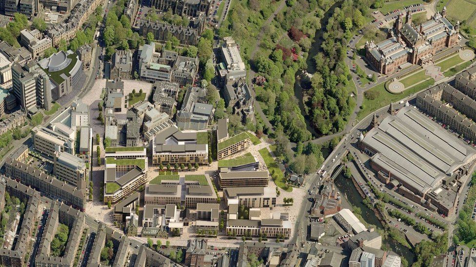 Планы Западной больницы Университета Глазго