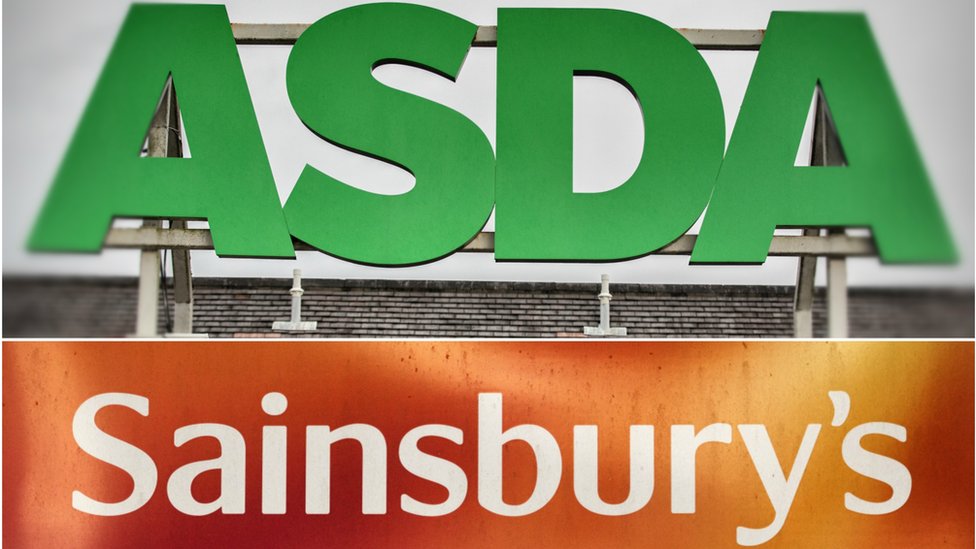 Sasda - ASDA & Sainsbury's merger - funny new logo Leggings for