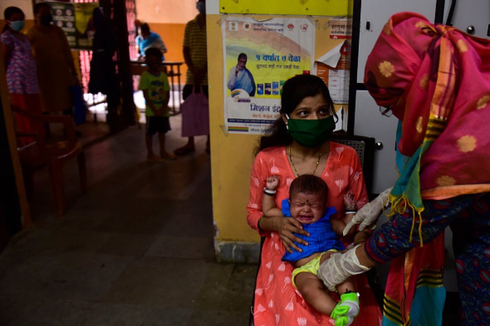 India immunisation programmes is one of the largest in the world. Image credits - Getty Images