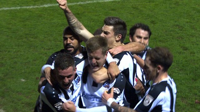 Maidenhead United score against Port Vale in FA Cup