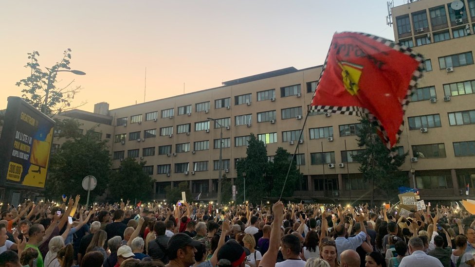 protest, Beograd, Srbija protiv nasilja