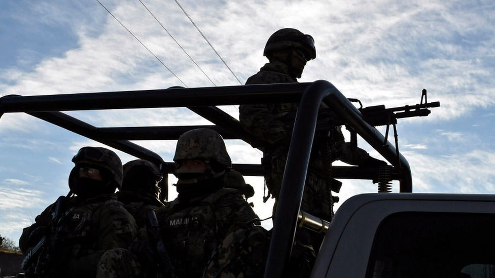 Militares mexicanos. Foto genérica