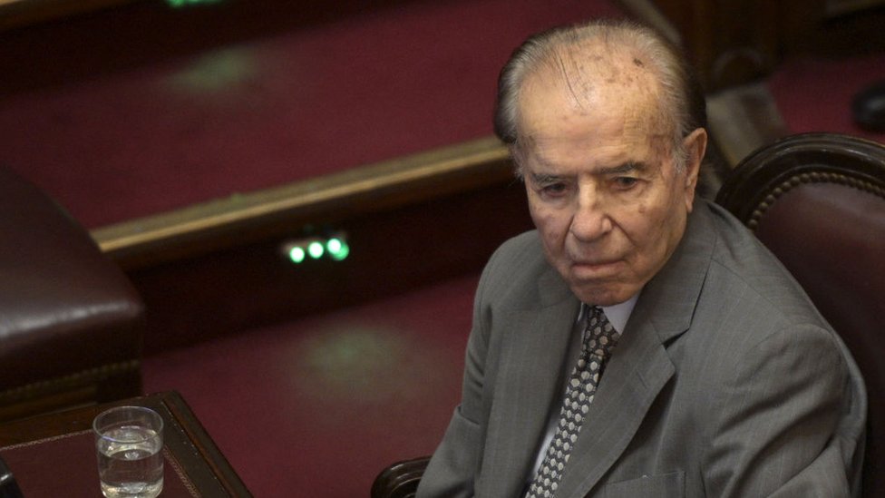 Obituary Former Argentine President Carlos Menem Bbc News