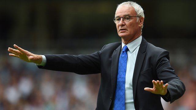 Leicester City boss Claudio Ranieri