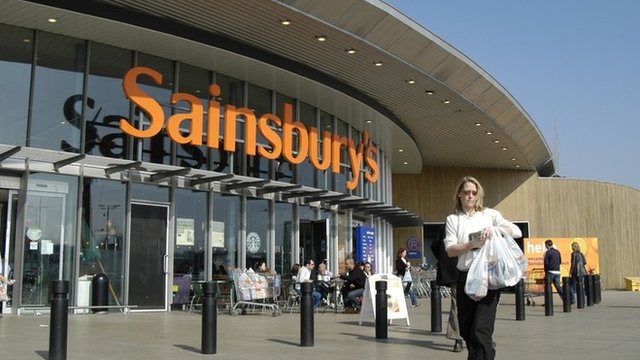 Exterior of Sainsbury's store