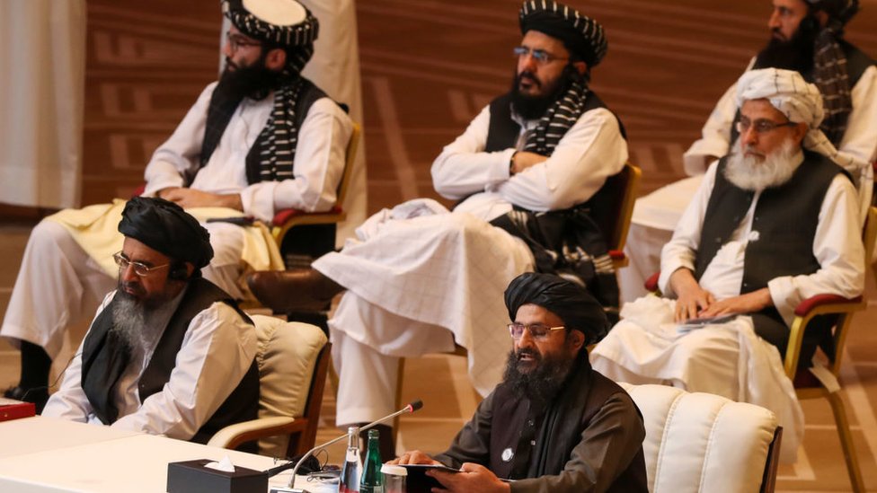 Delegación del Talibán en las conversaciones de paz en Doha