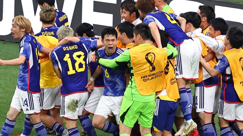 Japan celebrate