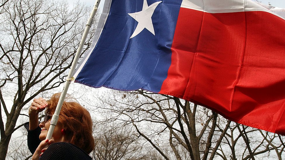 Bandera de Texas.