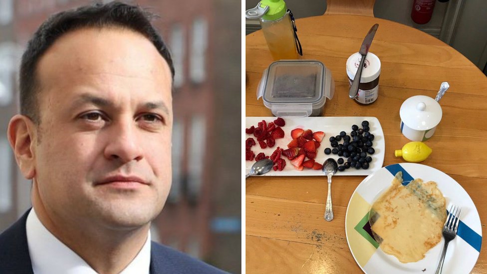 Scandal of Irish PM's transparent pancake